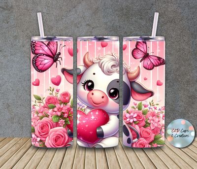 Valentine Baby Cow