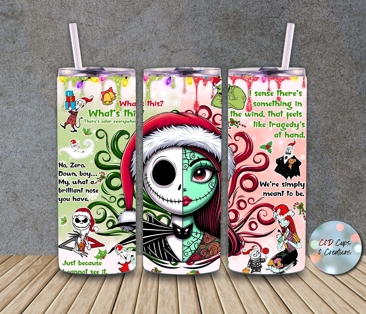 Jack and Sally Sayings Christmas