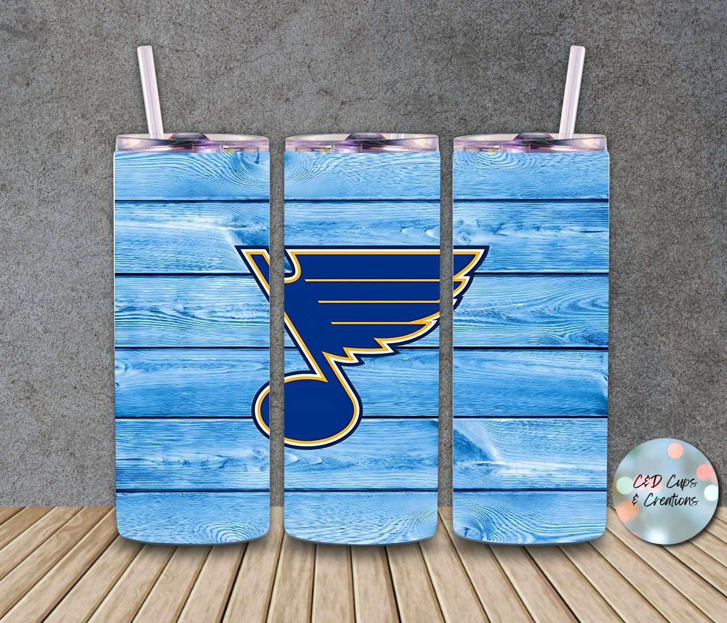 St. Louis Blues Note Woodgrain