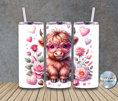 Valentine Cow Pink Sunglasses