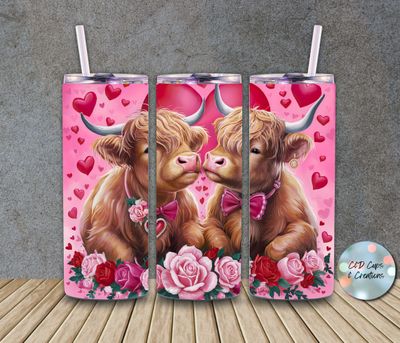 Valentine Cow Couple