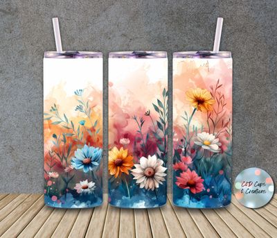 Wildflowers Watercolor