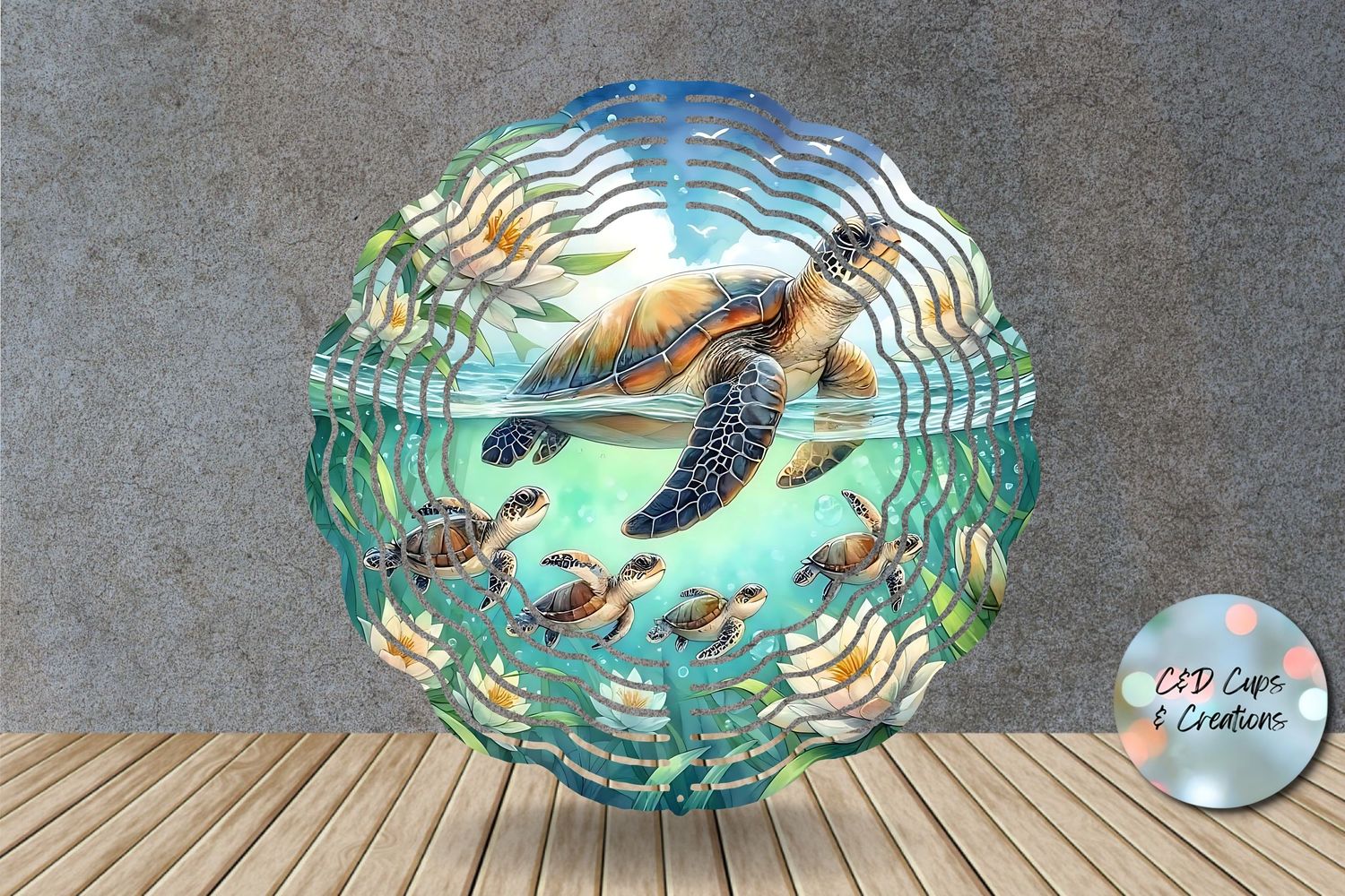 Sea Turtle Wind Spinner