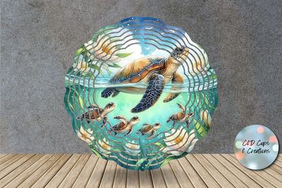 Sea Turtle Wind Spinner