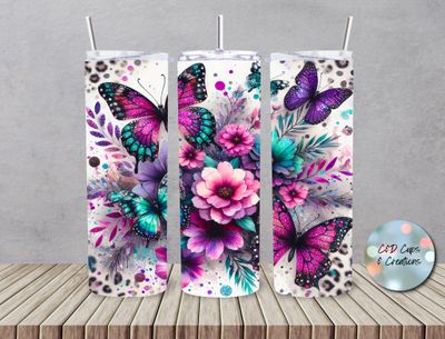 Butterflies Pink Flower