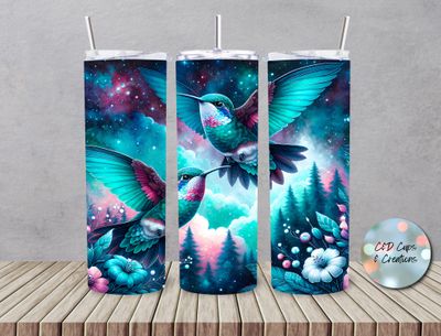 Hummingbirds Teal