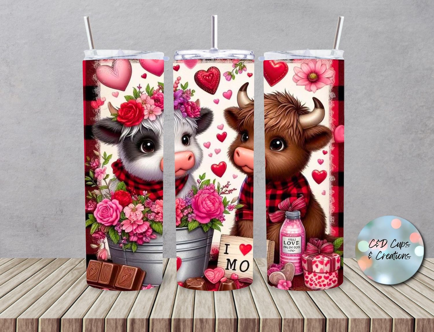 Valentine Cow Couple