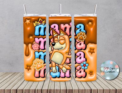 3D Mama Bluey