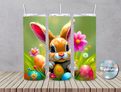 Easter Bunny and Eggs