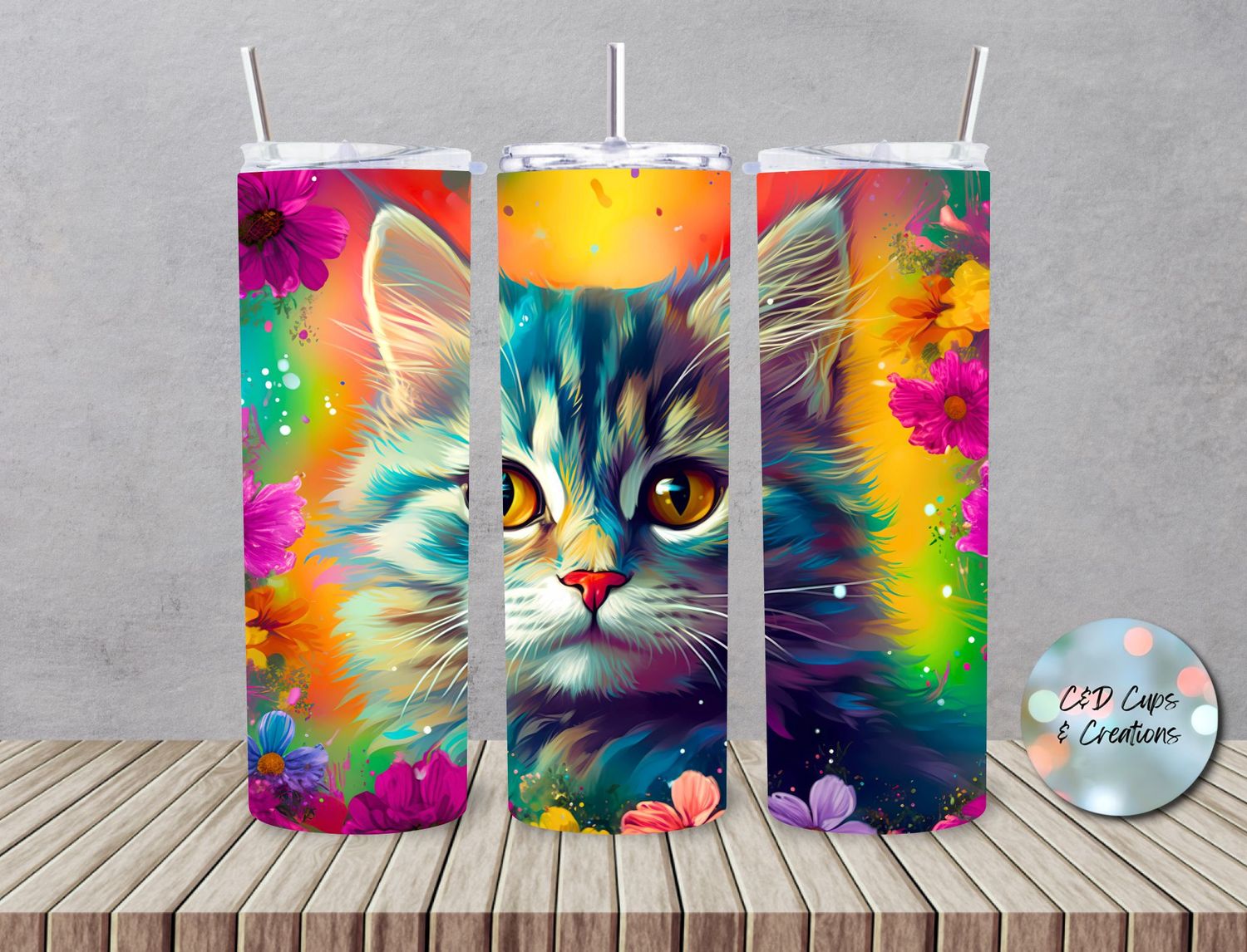 Neon Kitten Cat