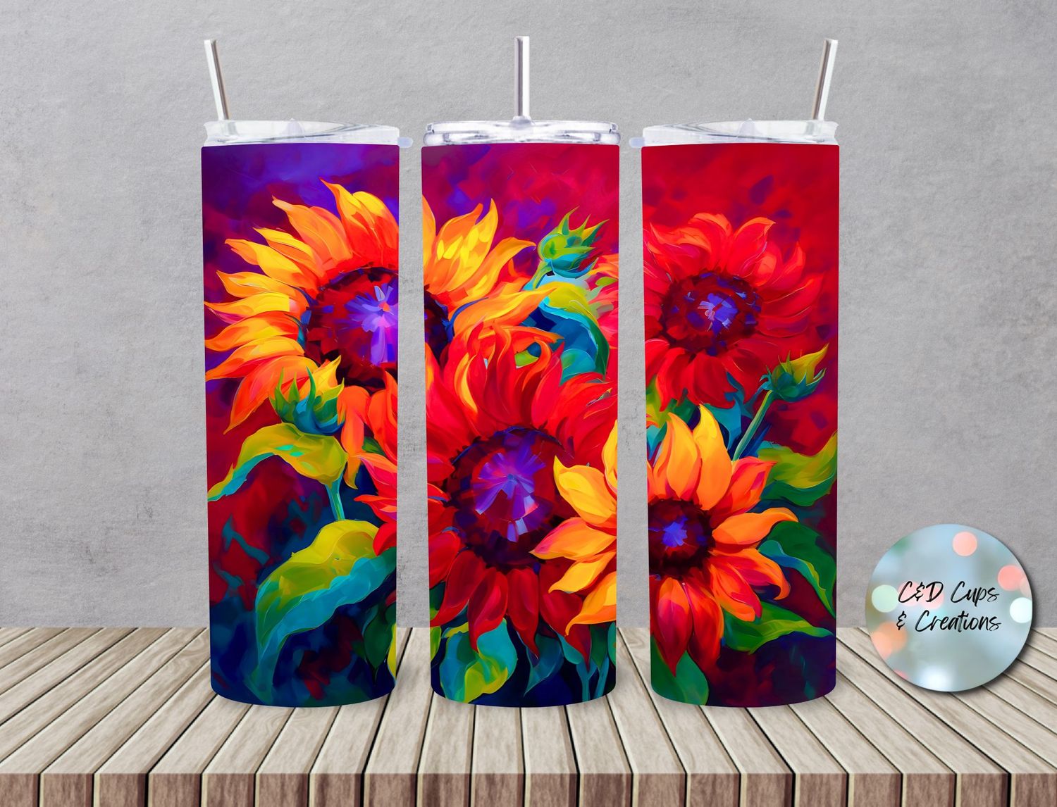 Neon Sunflowers 2