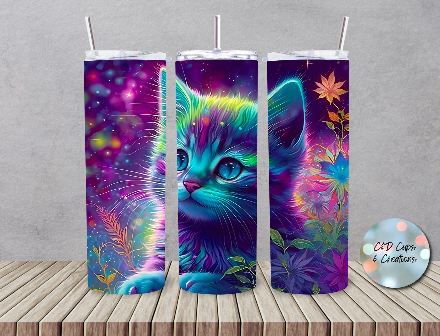 Neon Cat Kitten