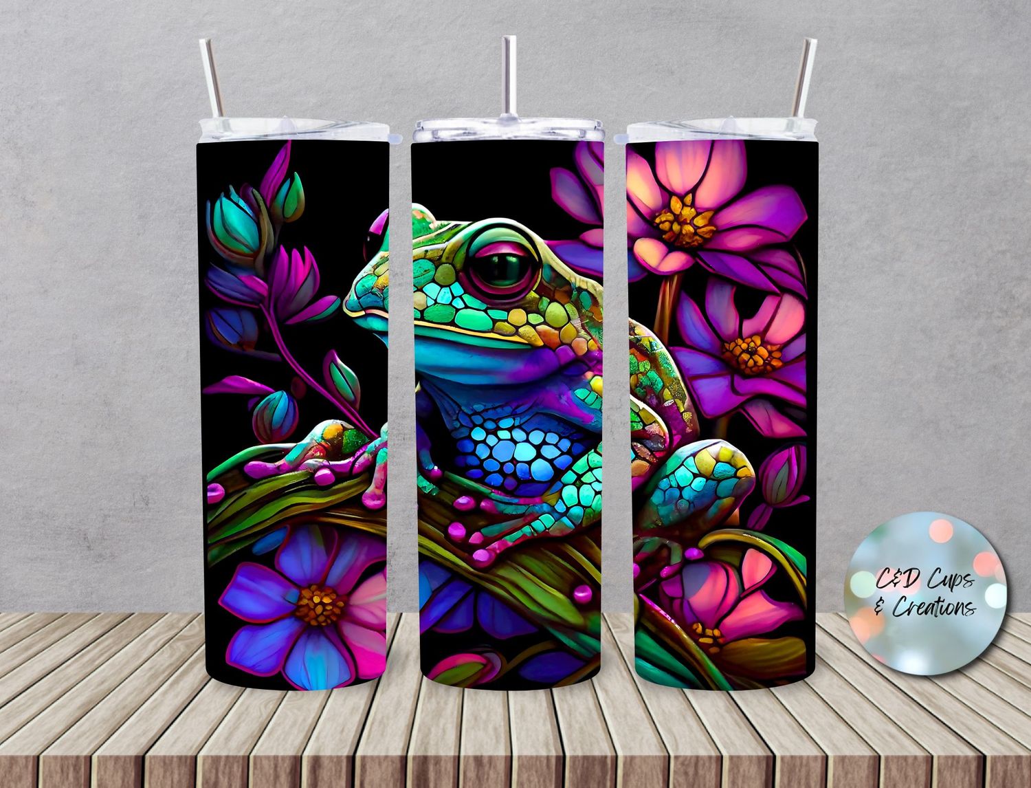 Neon Frog Flowers