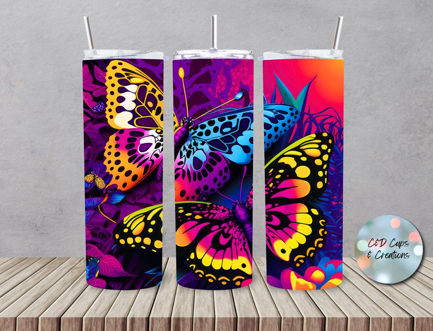 Neon Butterflies