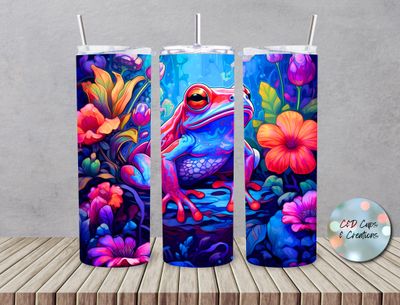 Neon Blue Frog
