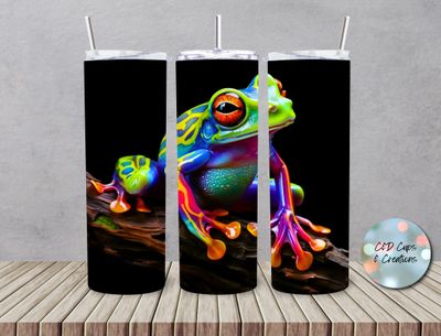 Neon Dark Frog