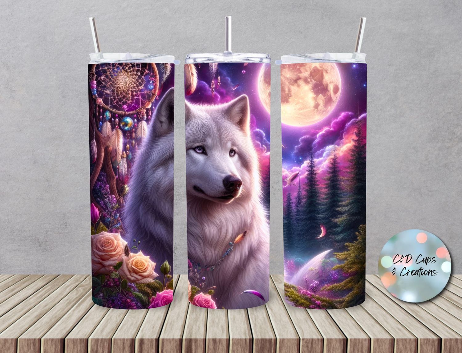 White Wolf Dreamcatcher