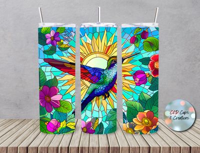 Stain Glass Hummingbird