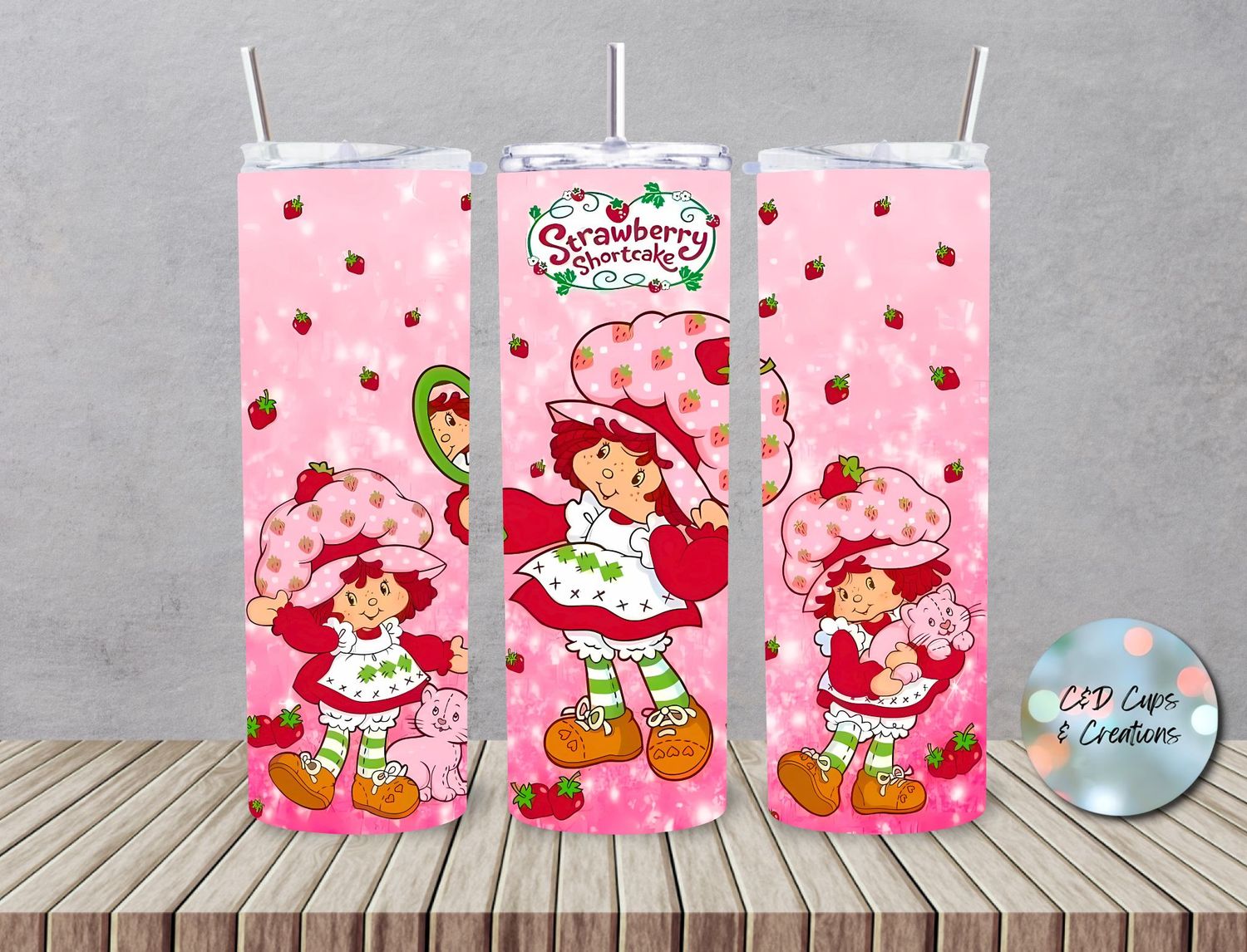 Strawberry Shortcake with Logo