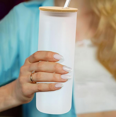 Custom Frosted Glass Tumbler
