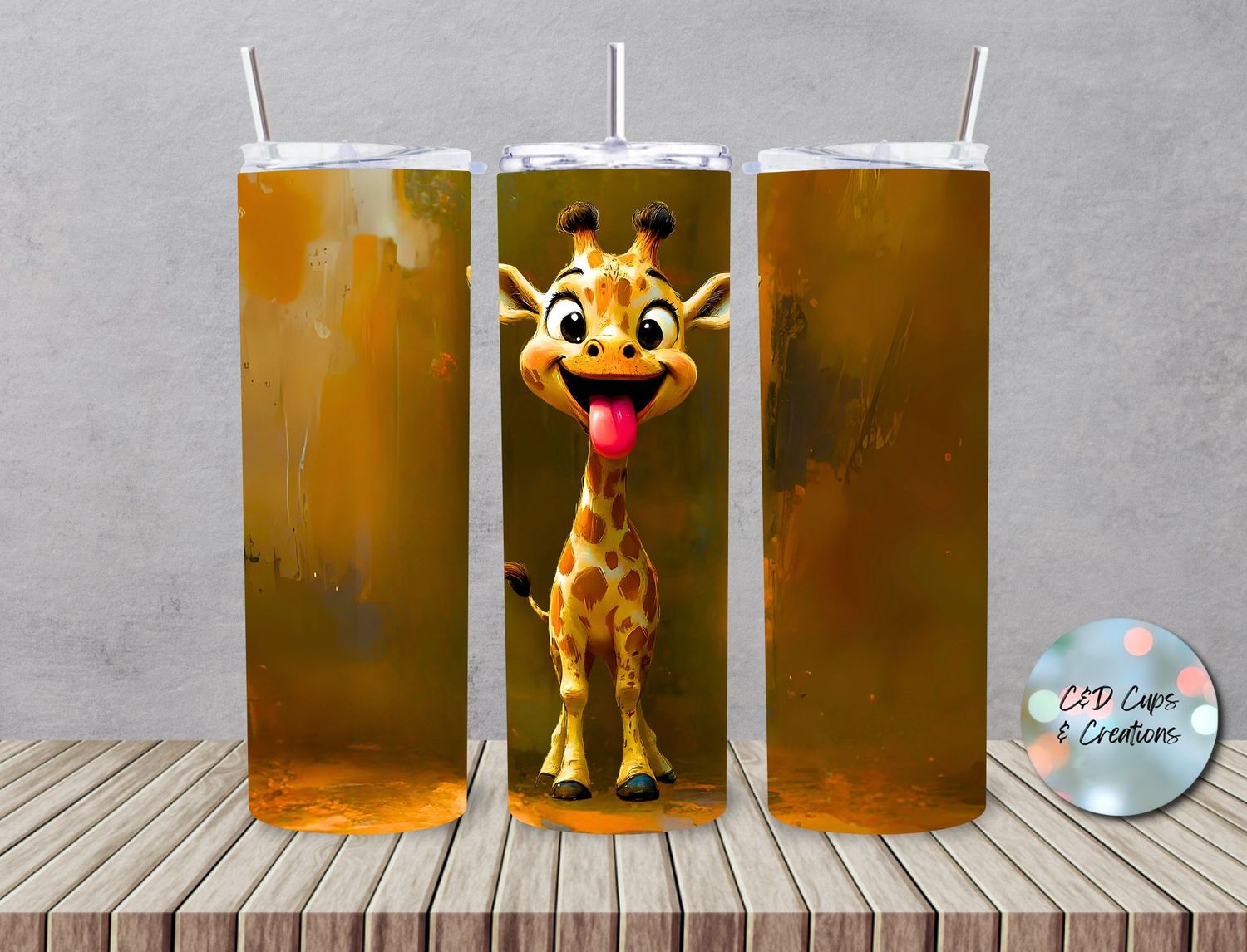 Giraffe with Tongue