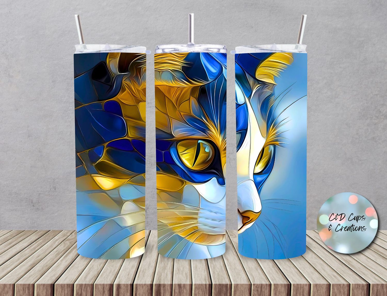 Stain Glass Cat