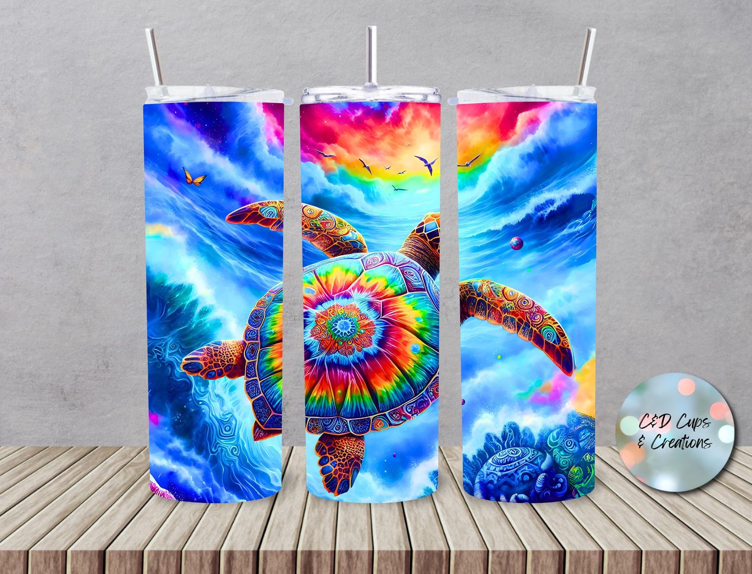 Tie Dye Turtle