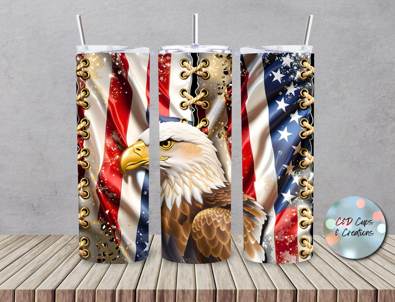 Eagle Flag Stitches