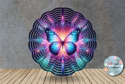 Electric Butterfly Wind Spinner