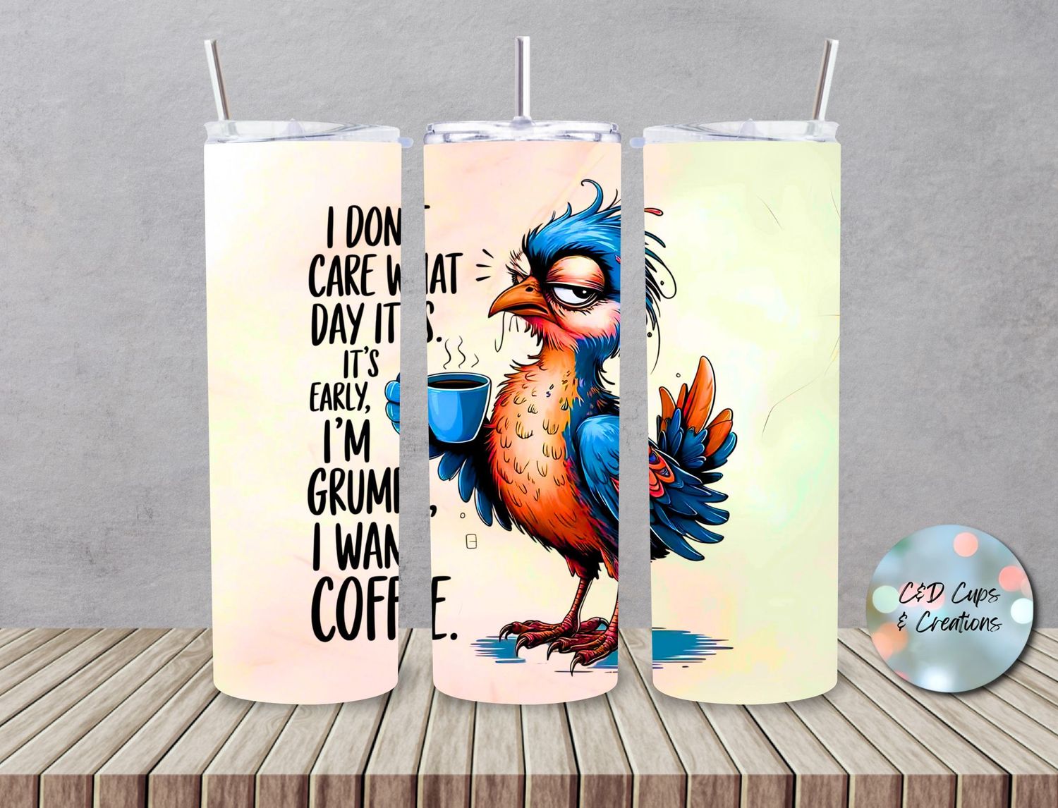 Grump Coffee Bird