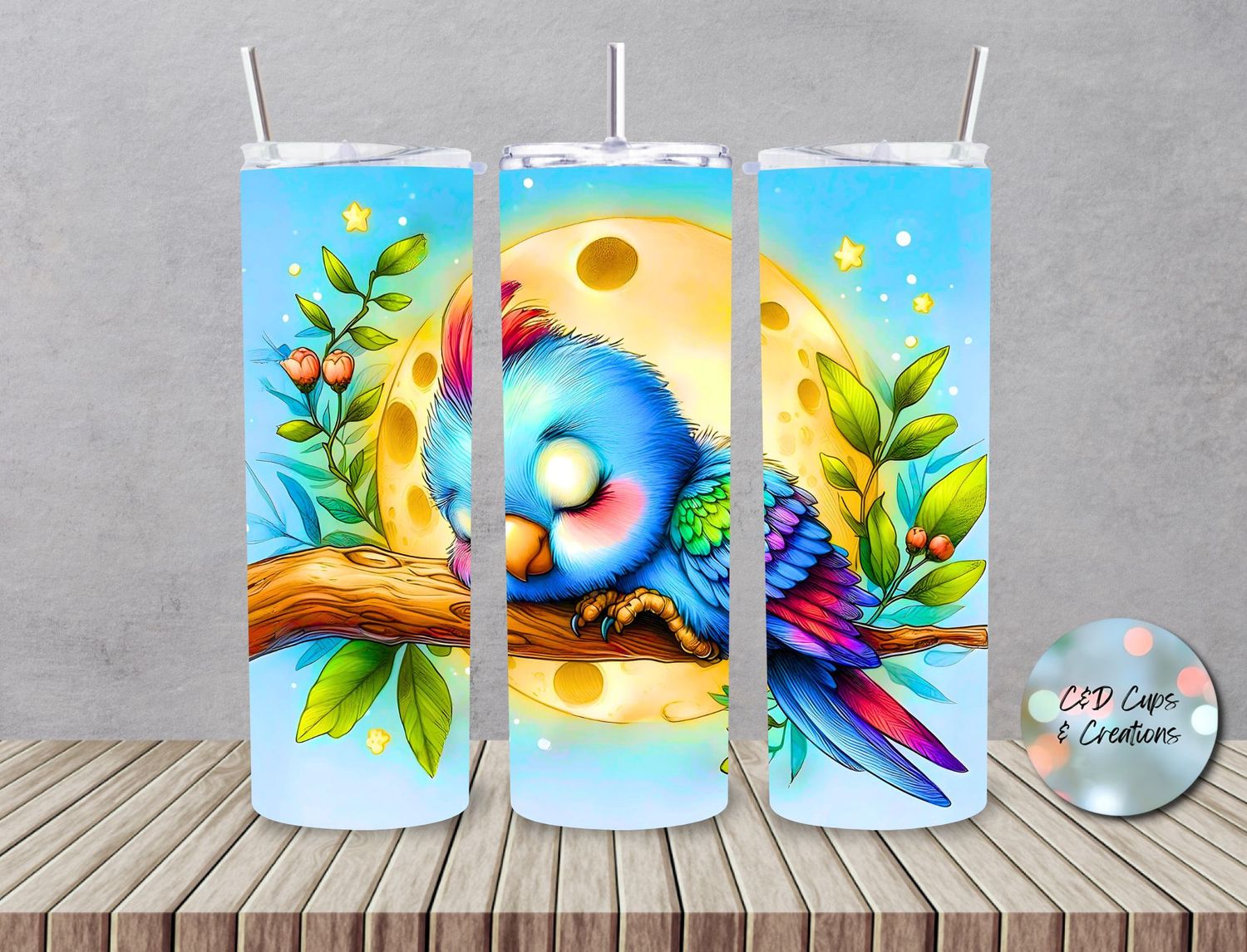Sleeping Blue Bird