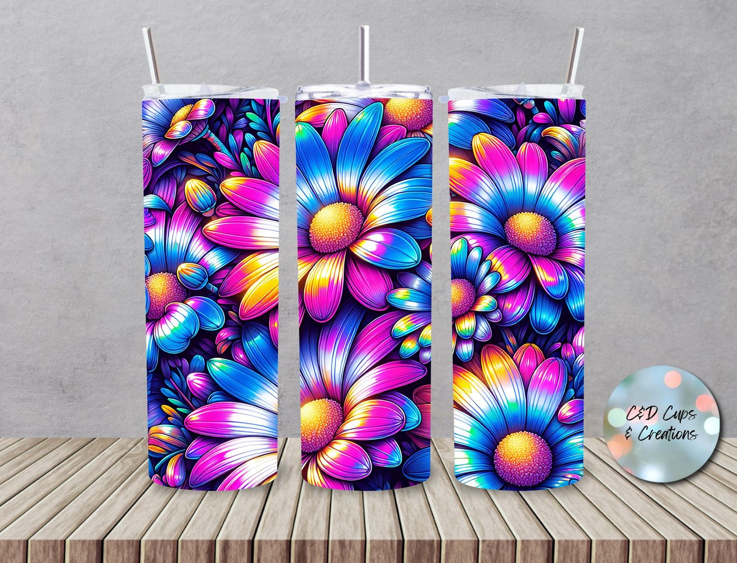 Neon Sunflowers