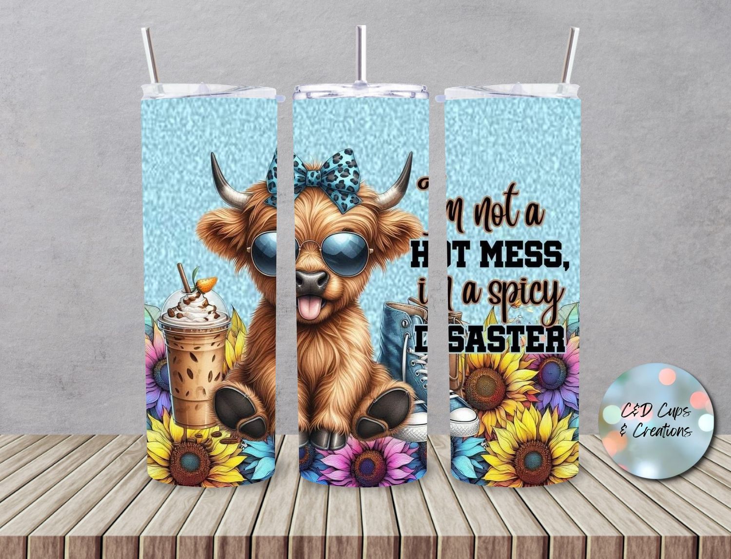 Hot Mess Spicy Disaster Cow