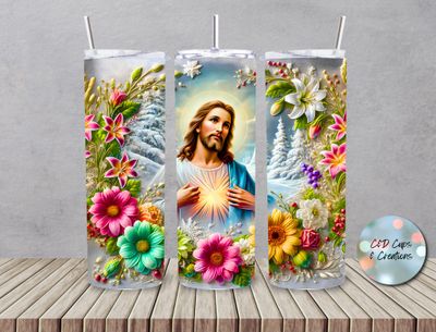 Jesus Flower Wreath