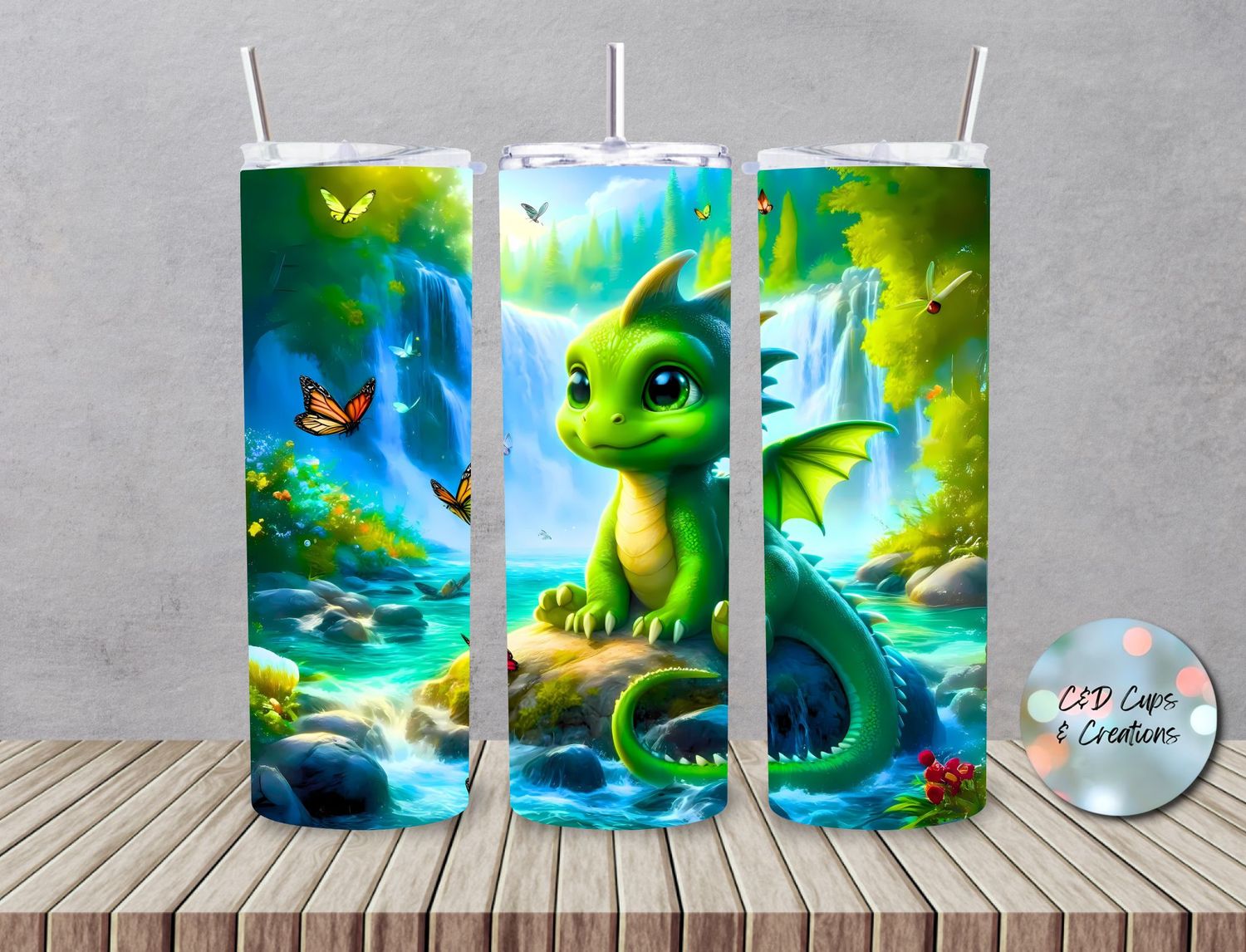 Baby Dino Waterfall