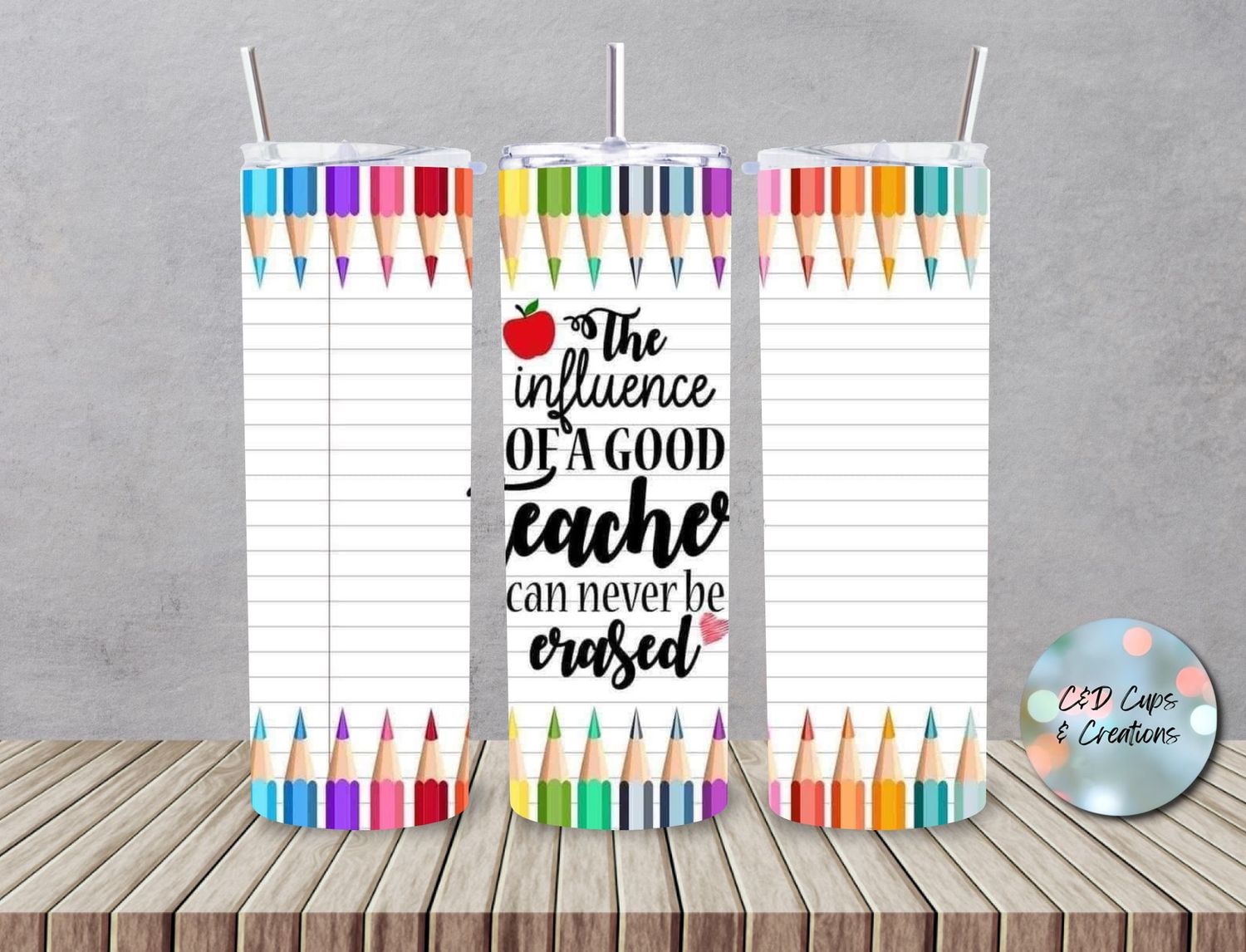 Influence of a Teacher Colored Pencils