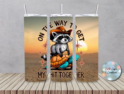 Digital Raccoon Turtle Shit Together