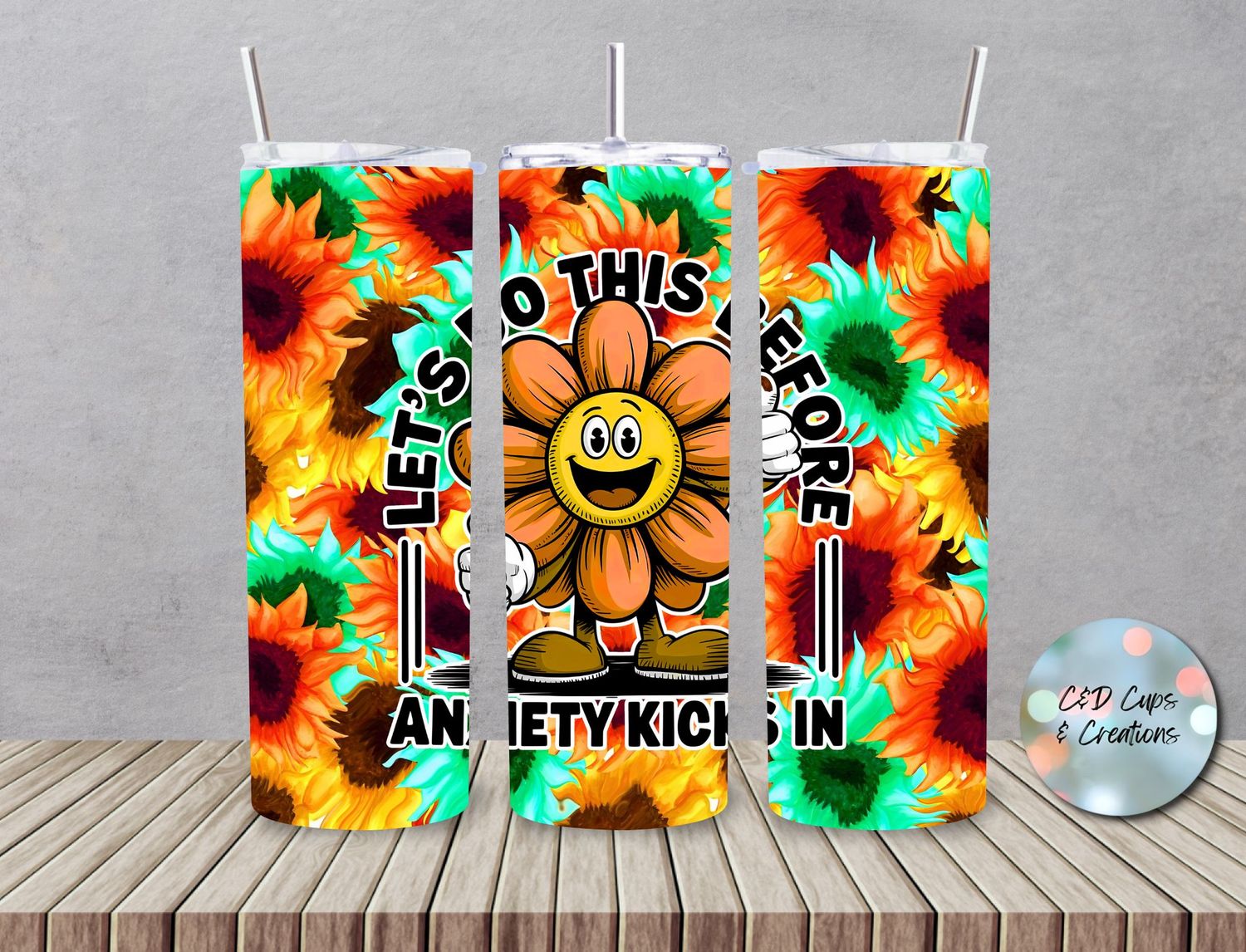 Digital Anxiety Sunflowers