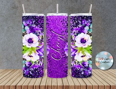 Glitter Flowers Name