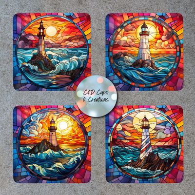 Lighthouse Coasters
