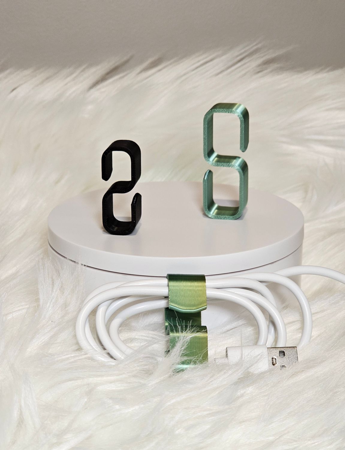 3D Cable Organizer Clips Set of 5