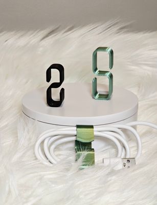 3D Cable Organizer Clips Set of 5