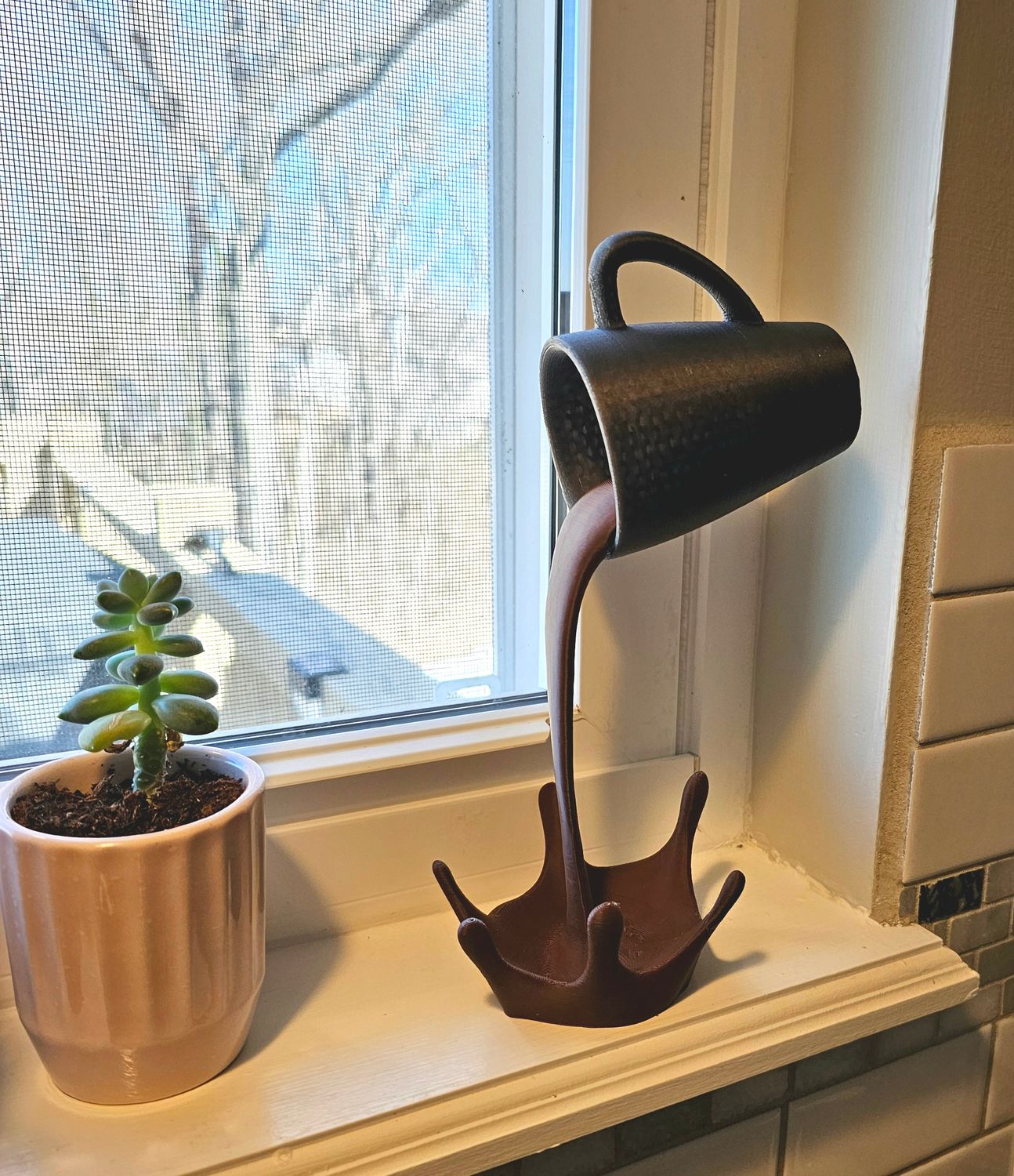 3D Coffee Cup Splash