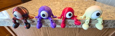 3D Funny Guy Eye Fidget (movable eye)