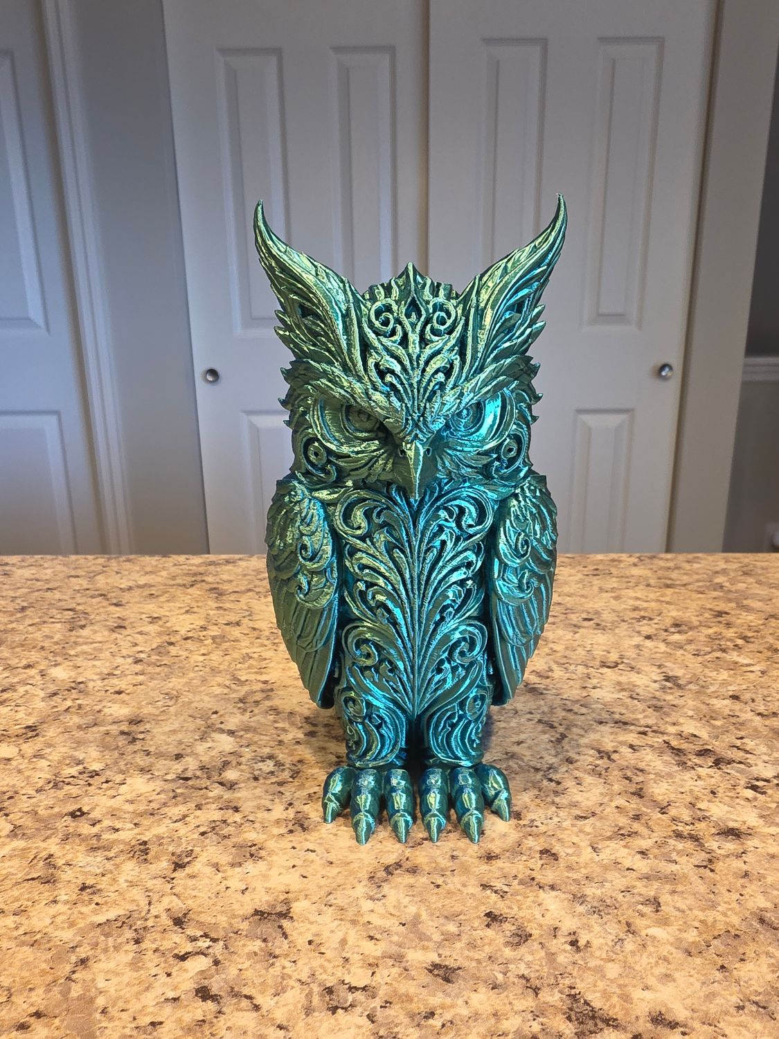 3D 7" Owl Figurine Statue
