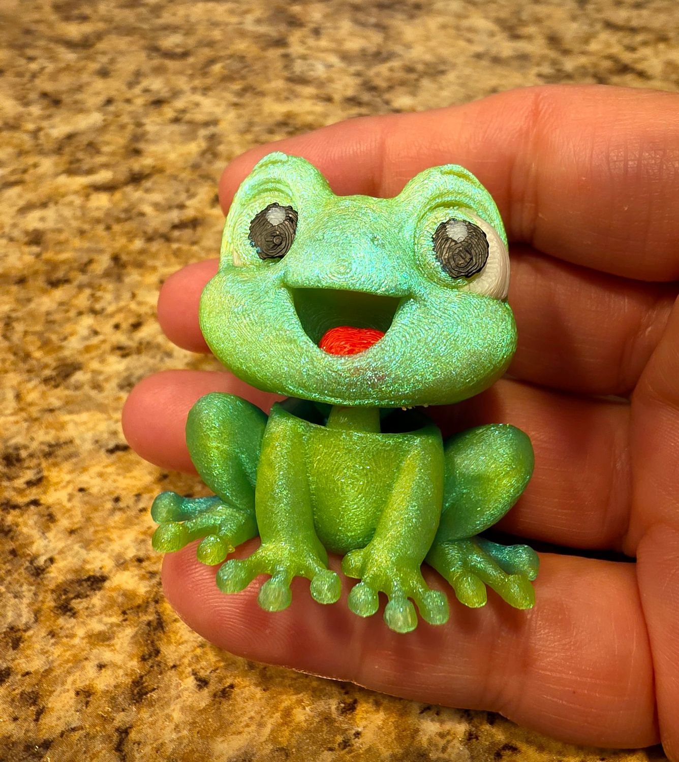 3D Frog Magnet
