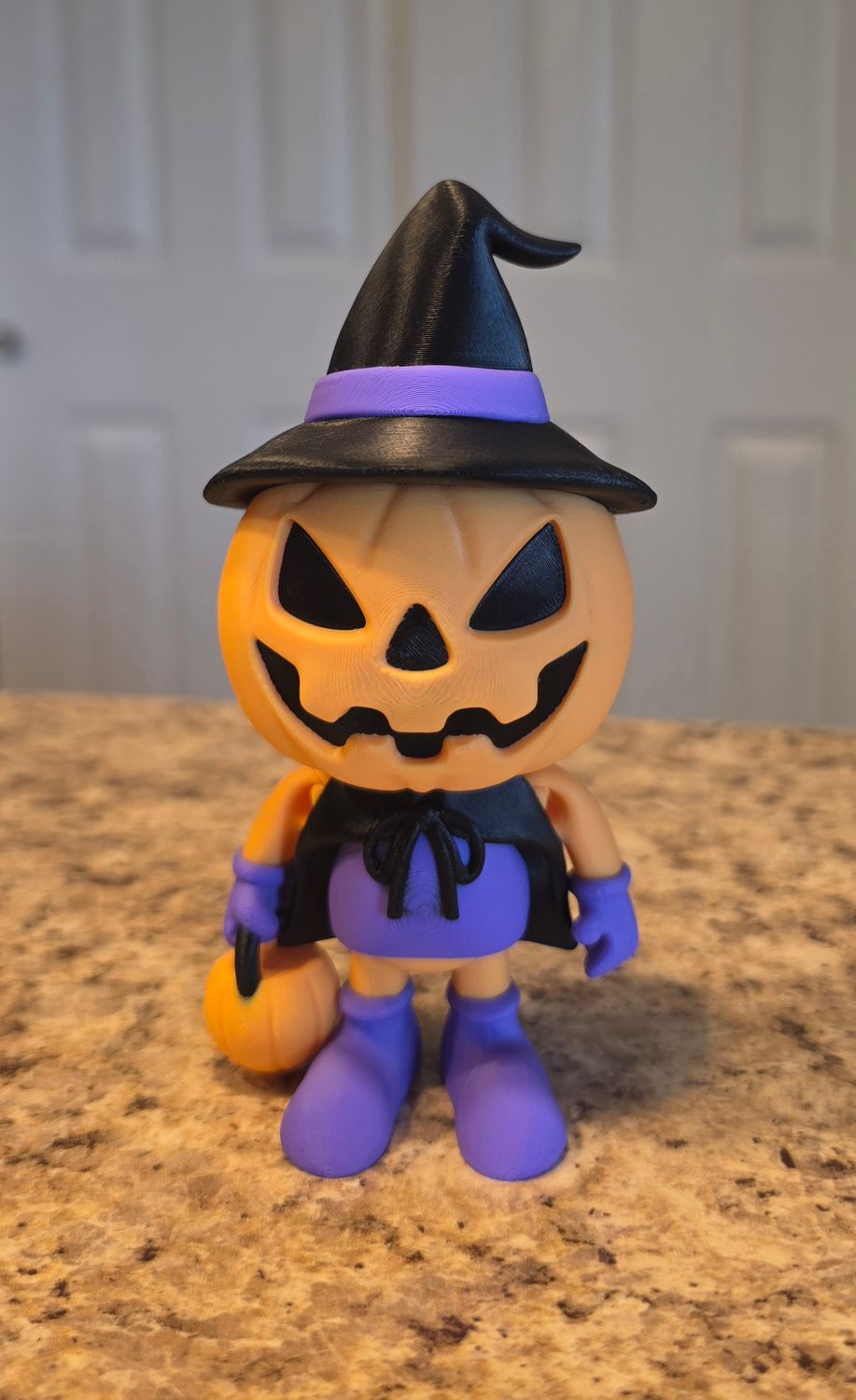 3D Friendly Pumpkin Figure