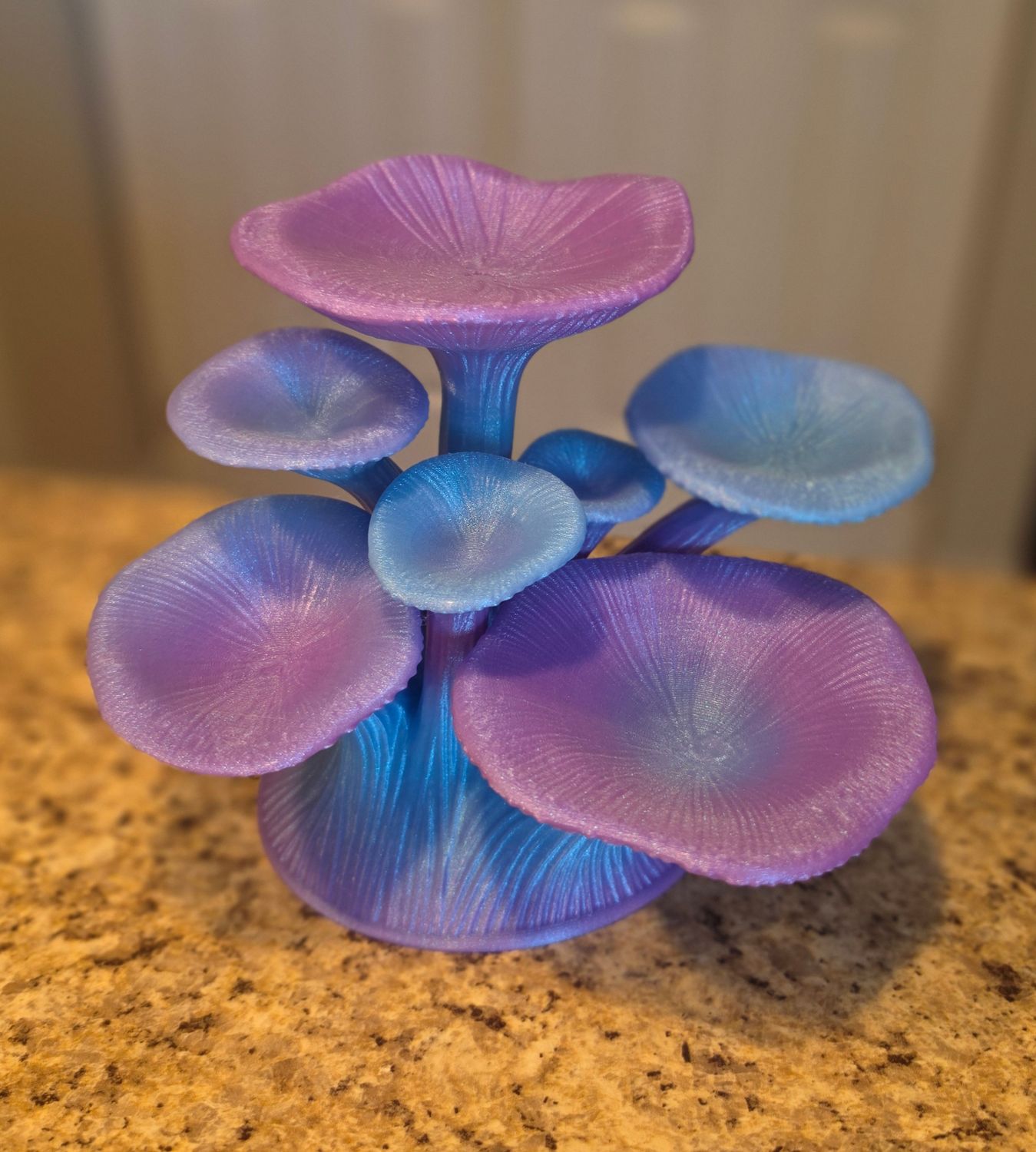 3D Mushroom Jewelry Trinket Stand