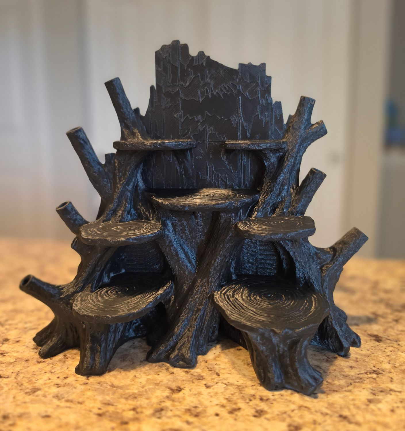 3D Birchwood Stand
