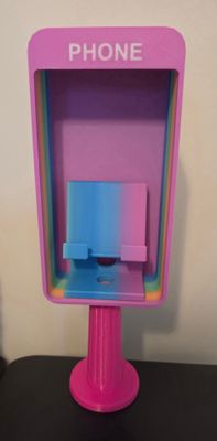3D Phone Booth Cell Phone Booth